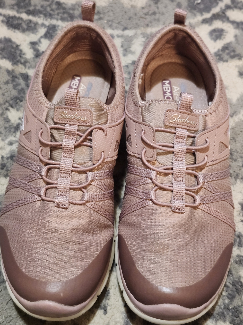 Skechers Women’s Slip-On Athletic Sneakers in Dusty Rose